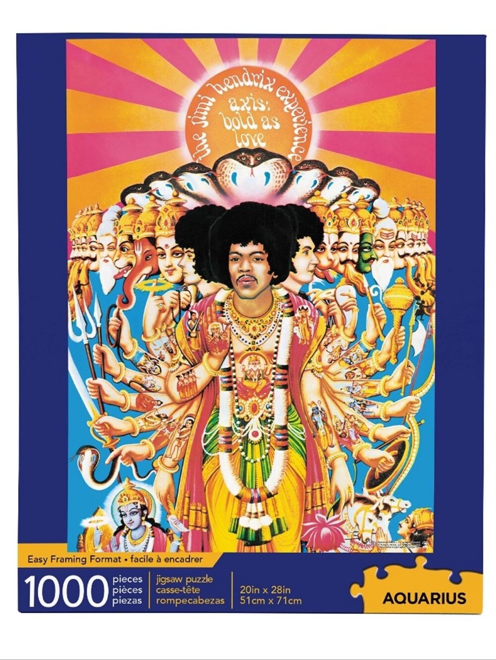 Aquarius Jimi Hendrix Axis Bold As Love 1000 Piece Jigsaw Puzzle